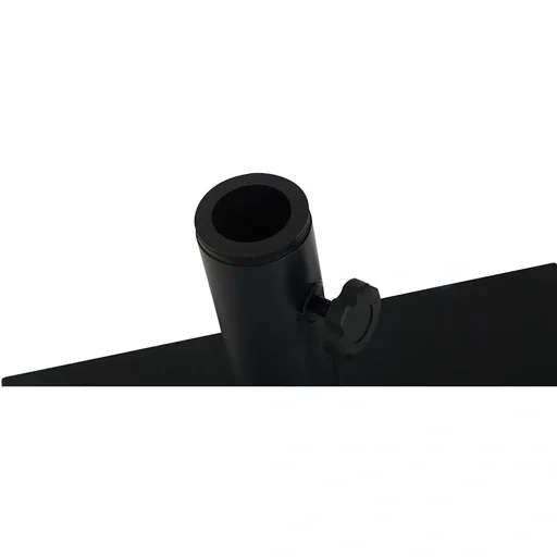 "Parasol stand umbrella stand umbrella holder umbrella base 11 kg Ø35/Ø38/Ø48 mm black 40 x 40 x 43 cm image"