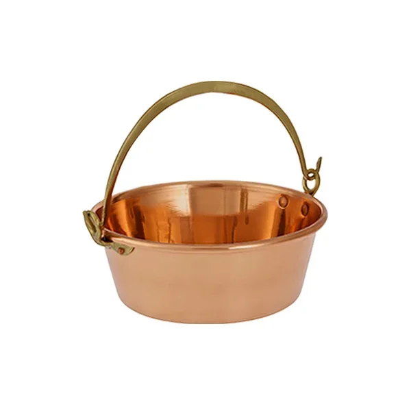 Pot, Stockpot - voor het koken van varkensvlees, koper, Doorsnede: 10 cm