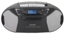 Portable CD player with DAB+ and FM radio, cassette