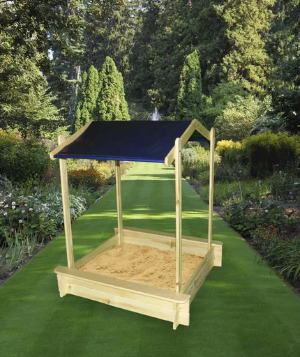 "Sandpit "Peter" with roof image"