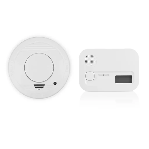 "Fire protection set 1x smoke and 1x carbon monoxide detector image"