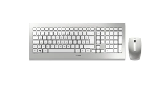 "Wireless keyboard and mouse set DW 8000 silver/white image"