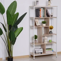 Boekenkast staand rek decoratierek kantoorrek houten rek opbergrek 9 x kubussen