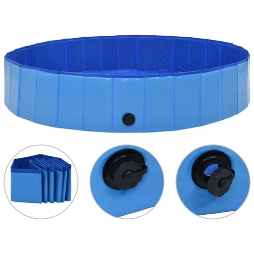 "Foldable dog pool 160x30 cm image"