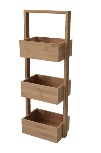 "Flower shelf with 3 shelves image"