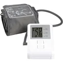 Upper arm blood pressure monitor, white/grey