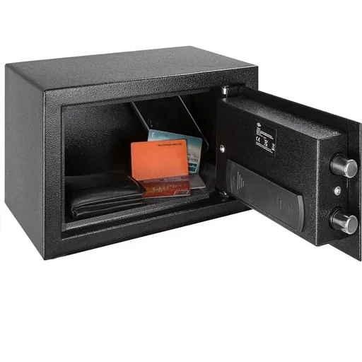 "Safe electric furniture safe 31x20x20cm incl. batteries image"