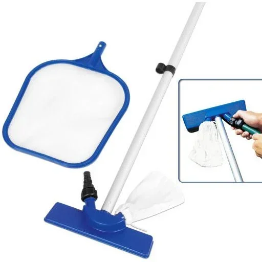 "Pool care set - 3 pieces - cleaning set image"
