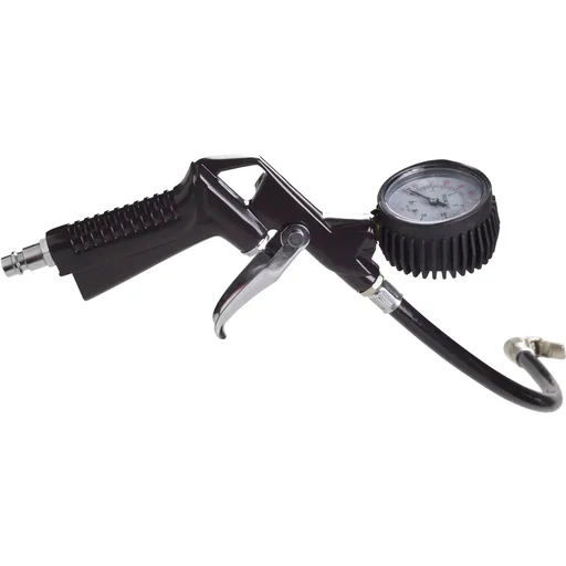 "ATM1041 Pneumatic Tire Inflator 350mm - 0-8 Bar - DIN and Orion Connection - With Pressure Gauge image"
