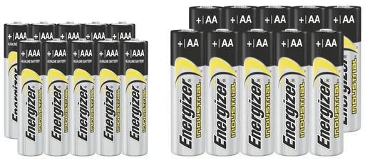 "Industrial Micro (AAA) 10 pieces + Mignon (AA) 10 pieces + 32 GB USB stick image"
