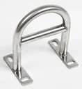Drinking trough protection bracket for wall mounting for retrofitting