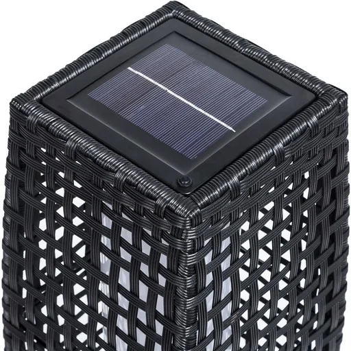 "Solar garden light Polyrotan 25 LED 50cm image"