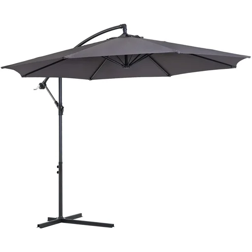 "Cantilever umbrella with hand crank image"