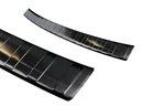 Stainless steel loading sill protector, BMW Series 3 G21 Touring with M package, 2018> - graphite/black. OEM quality