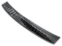 Stainless steel loading sill protection, BMW X3 F25 FL (also for M-package), 2014-2017 - high-gloss black.