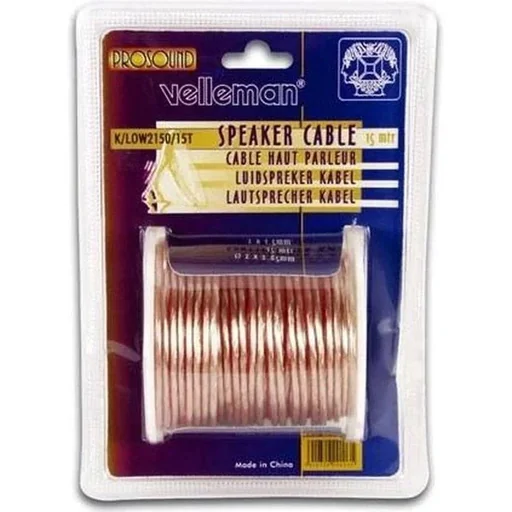"Speaker cable - transparent - 2 x 1.50mm² - 15m image"