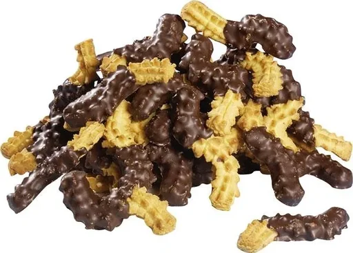 "Butter biscuits with dark chocolate, 500 g image"