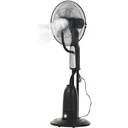 Pedestal fan with water atomizer