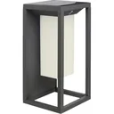 VT-77 LED solar wall light - anthracite - 3000K