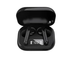 Draadloze Bluetooth-koptelefoon met microfoon en oplaadcase