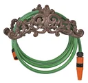 Garden hose holder, cast iron, antique look