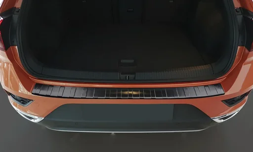 "Loading sill protection stainless steel graphite / black for VW T-Roc, built from 2016> image"