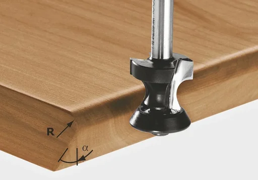 "Rounding cutter HW S8 D17.5 / R6 / 15° image"