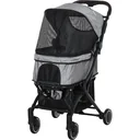Pet buggy with folding function brown, black