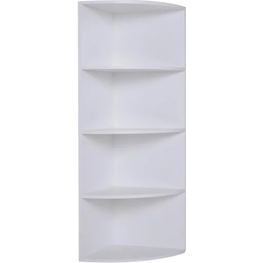 "Corner shelf with 4 compartments image"
