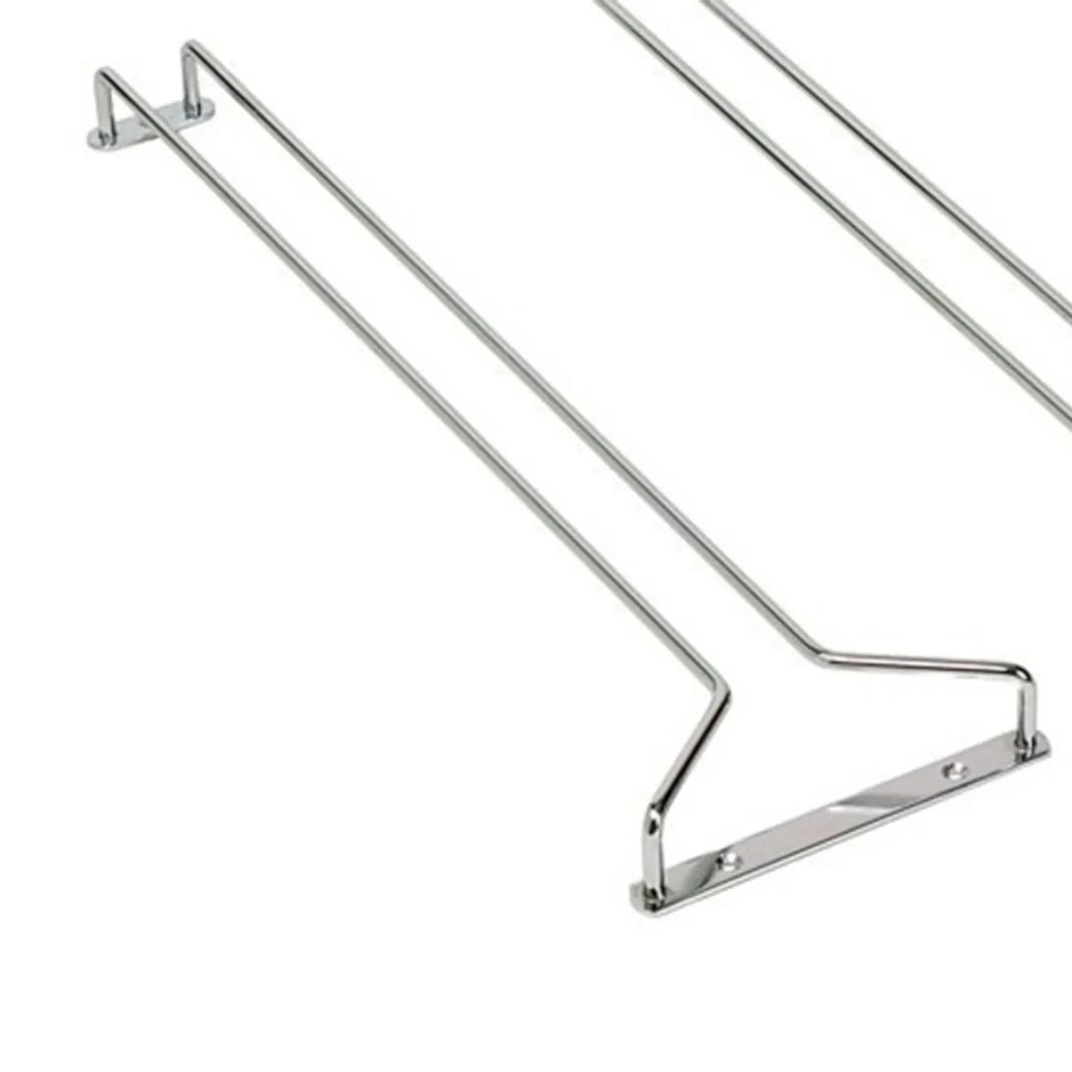 Glazenrek chroom, wijnglashouder - 415x115 mm