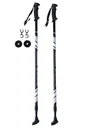 Telescopic hiking and trekking poles, adjustable up to 140 cm