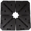 Parasol weight 4-part, black