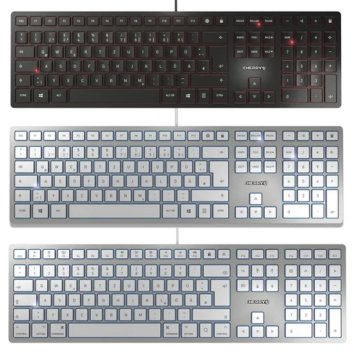 "Wired keyboard KC 6000 SLIM FOR MAC silver image"