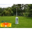 Patio heater - Heater - Adjustable power - 12kW - 46x46x220cm - White