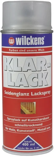 "Clear varnish silk gloss paint spray colorless 400 ml image"