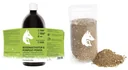 Fermentation kit, soil activator & compost power, 1 liter and dry ferment, 1 kg