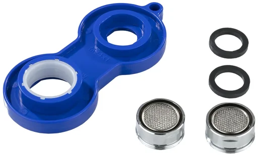 "Aerator key with 2 mixing nozzles image"