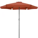 Aluminium XXL parasol - terracotta - Ø330cm - UV protection 50+