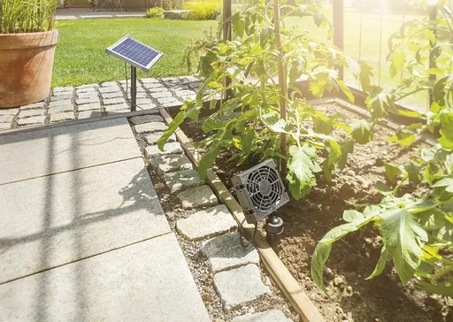 "Solar fan system image"