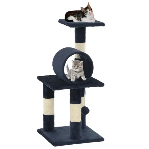 "Cat scratching post with sisal scratchers image"