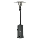 Patio heater with rotary knob wheels Patio heater with automatic safety shutdown rollable gas