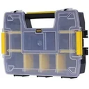 Stackable tool case - 10 storage compartments - 29.5 x 6.5 x 21.5 cm