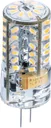 LED pin base G4 - 1.8 watts, 12V 57 warm white SMD LEDs