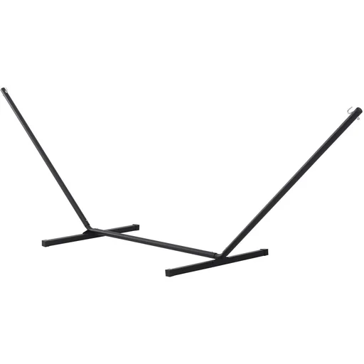 "Hammock frame for hammock hammock stand with hooks garden beach metal 360x92x115cm up to 150kg image"