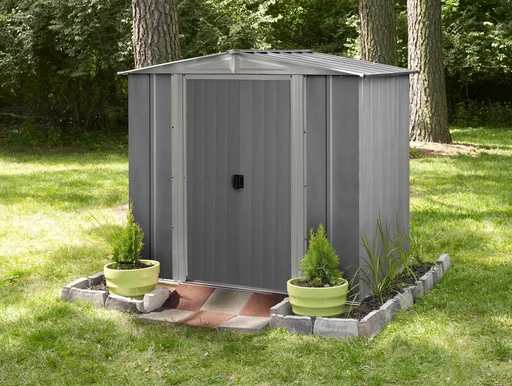 "Tool shed Düsseldorf EN65G, slate/graphite image"
