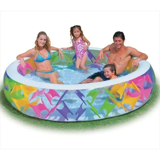 "Colorful and very strong inflatable pool image"