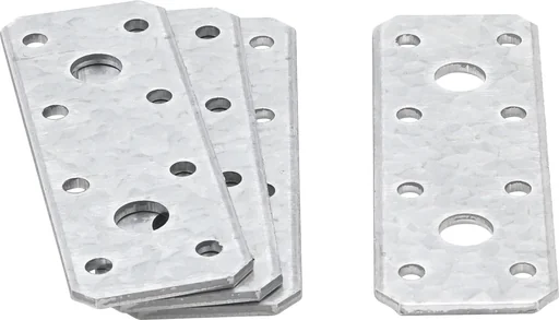 "Flat connectors 100 x 35 mm 4 pieces image"
