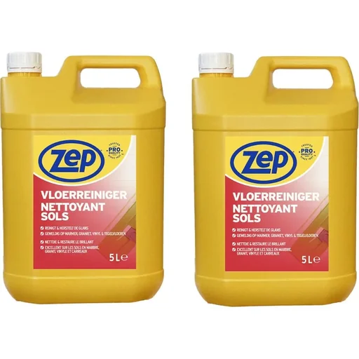 "ZEP Floor Cleaner - 5 L x 2 pieces - Value Pack - 2 pieces image"