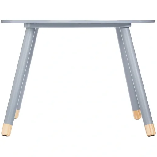 "NL Children's Table Round - grey - 60x60x43 cm image"