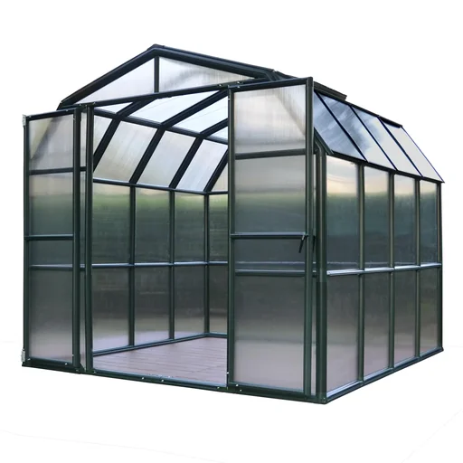 "Plastic greenhouse Grand Gardener 410 with foundation, 267 x 639 x 238 cm image"